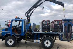 Unimog met lasdiesels